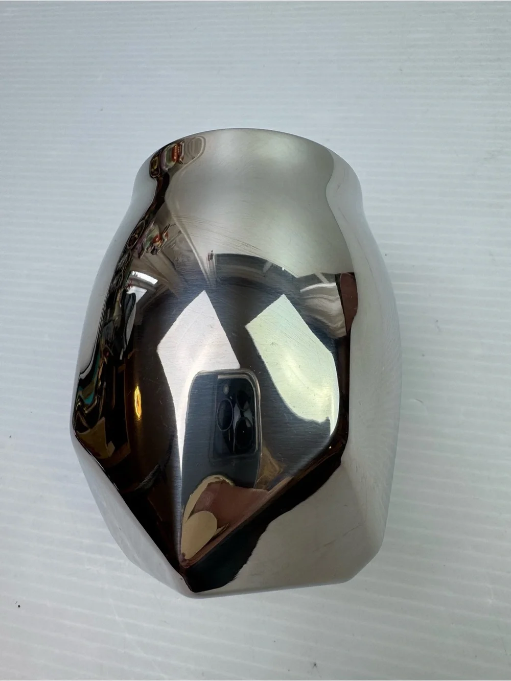 Norlan Polished Stainless Steel Tumbler Double Wall Whiskey Glass 3.75”Drinkware